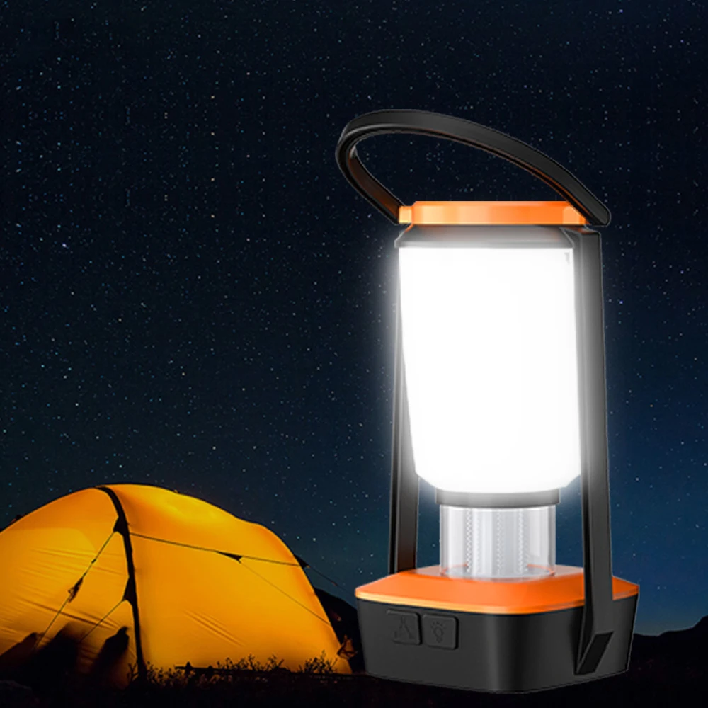 Wholesale Portable Solar Rechargeable RGB LED Emergency Camping Light for Camping or Outdoor Fishing