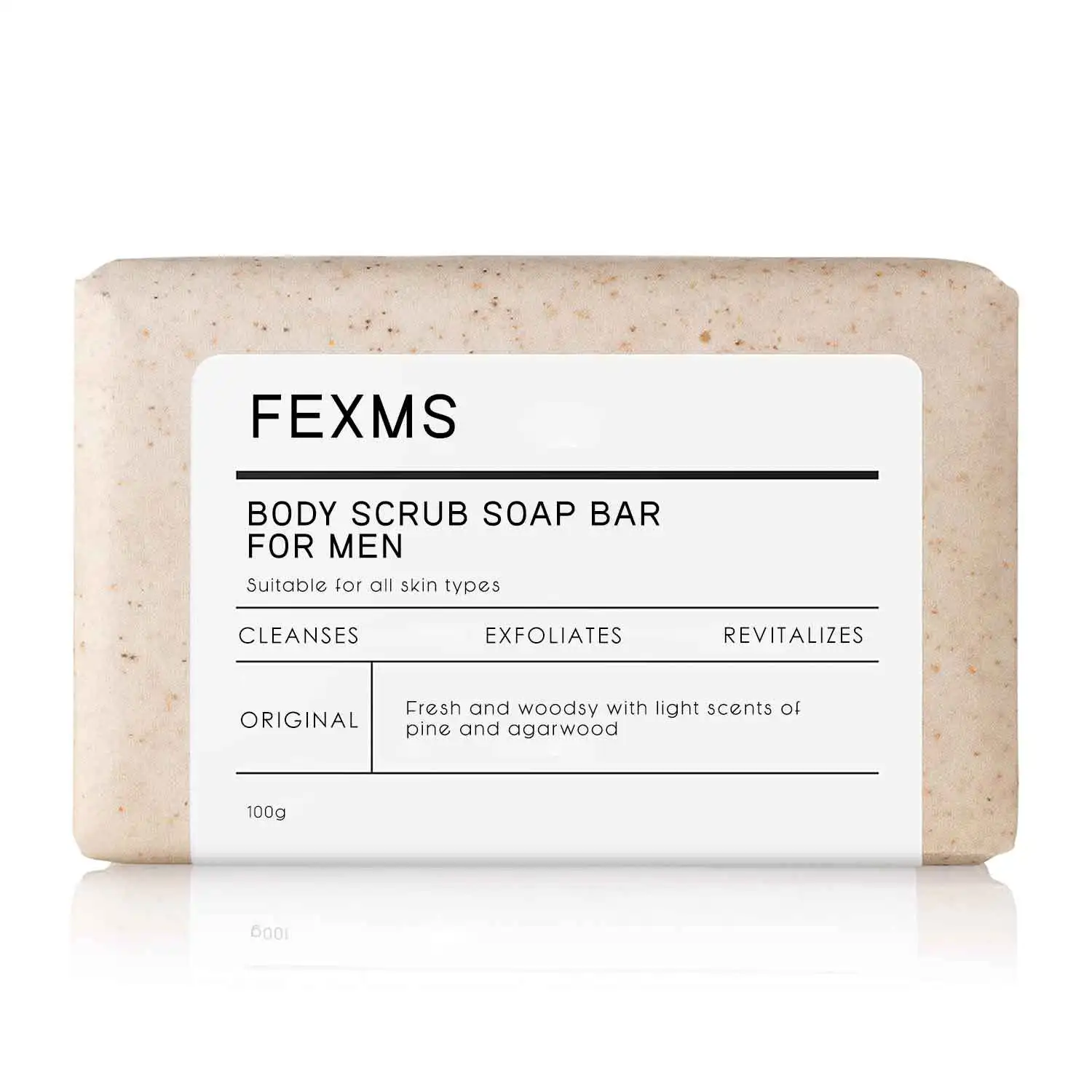 OEM/ODM мужское скраб для тела лучшее Отшелушивающее Мыло мужчин глубокое очищение оливковое масло ши порошок семян абрикоса