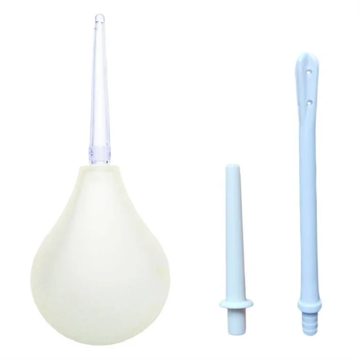 3 nozzles sex toys silicone shower enema douche for anal vaginal cleaning massage
