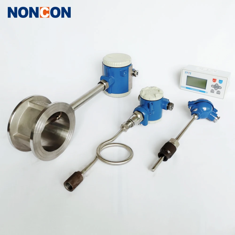 DN100 n2 air gas flow meter lpg compressed air vortex boiler steam flowmeter price