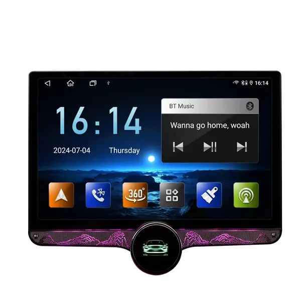Новейший Универсальный 11 5 дюймов Портативный Автомобильный плеер с GPS навигацией автомобильный мультимедийный