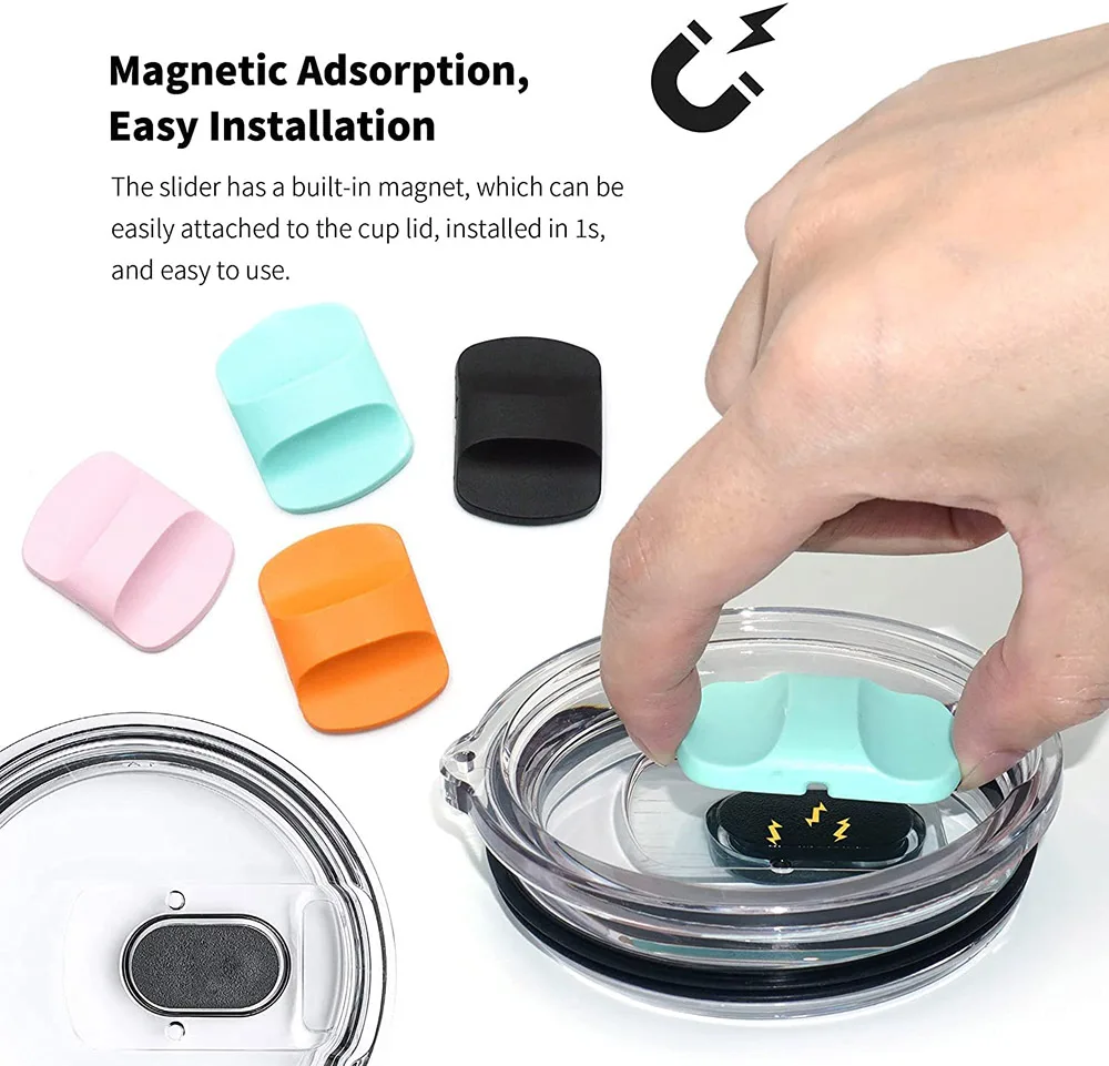 LEAPING нержавеющая сталь вакуумные изолированные барабаны стакан с крышкой MagSlider
