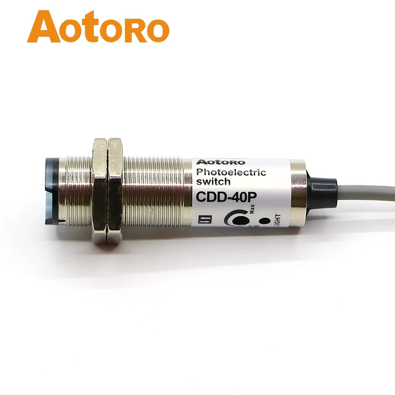  Фотоэлектрический датчик CDD-40N NPN NO + NC 4 провода переключатель онлайн