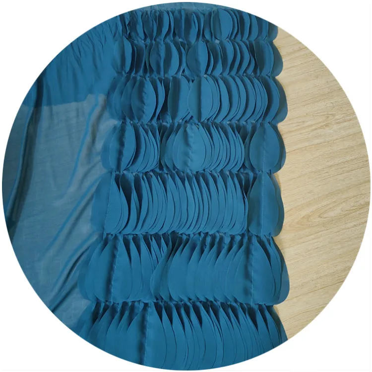 Excellent quality polyester handmade layered chiffon lace fabric for tutu dress or fashionable clothing making