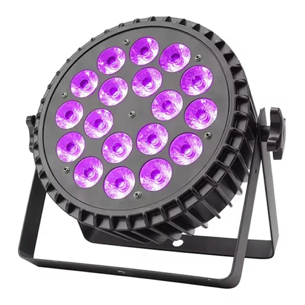 Ava aluminium housing18x10W slim led par RGBW 4 in 1 6in 1  led DMX  disco dj wedding led stage lighting flat slim led par light