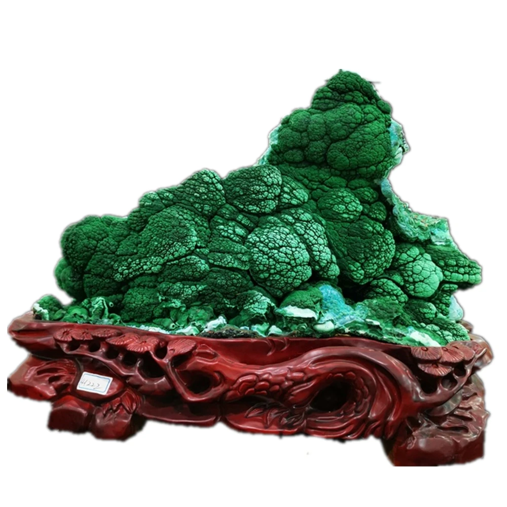 
20.9kg 47x15x37cm Factory Wholesale Natural Green Raw Stone Polished Malachite For Best Price 