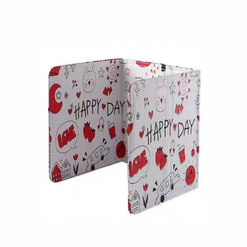 Creative Grease Shields Kitchen Fryer Grease Trap Aluminum Foil Heat Shield Gas Stove Top Folding Baffle