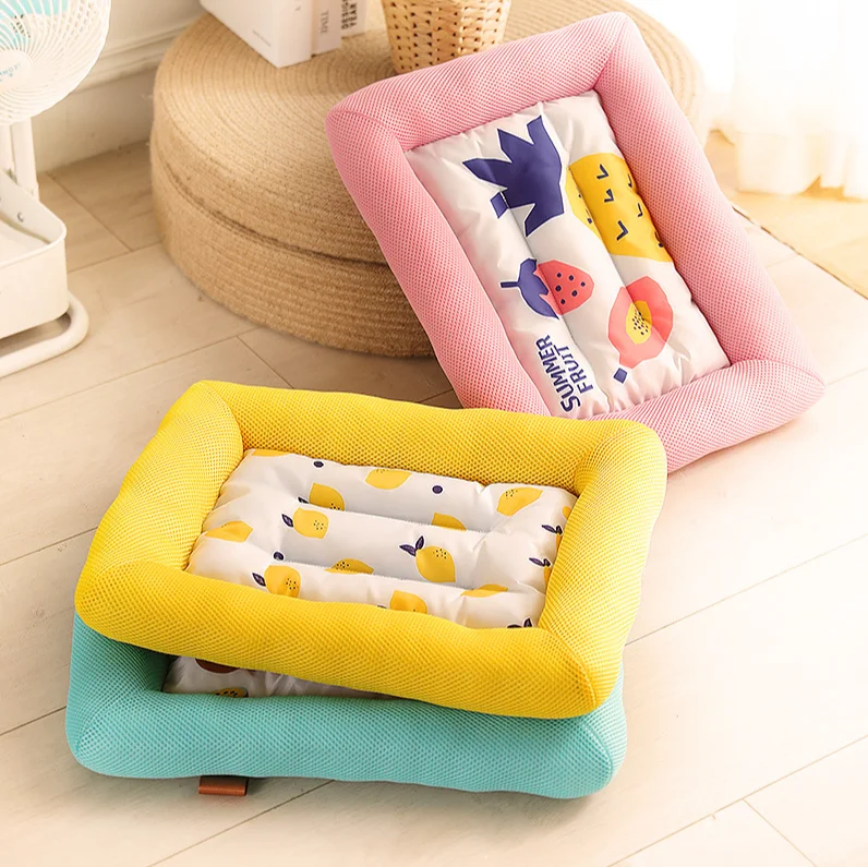 Summer Cool Sleeping Cushion Pet Nest Sofa Pad for Dogs and Cats Mat Bed Indoor Cooling Mat