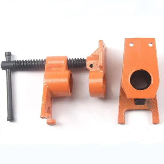 Quick Release Woodworking Cast Iron Adjustable Pipe Clamp
