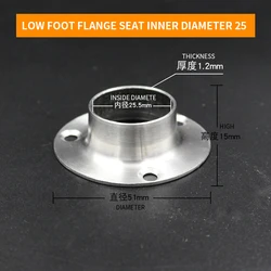YONFIA 9038 Stainless Steel 304 Towel bracket Shower Curtain Rod Holder Wardrobe Clothing Rail Clothes rod Flange End Supports