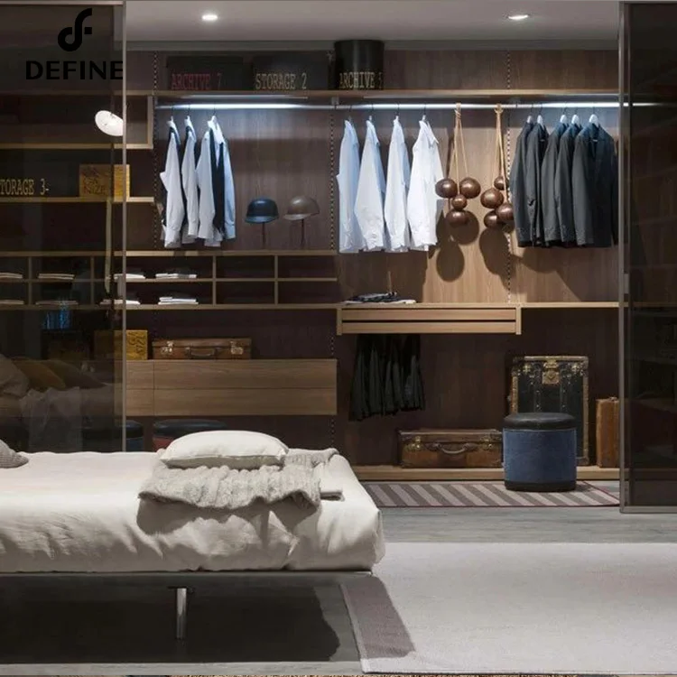 Good Quality Home Living Room Multi Task Hanging Wood Wall Wardrobe Closet