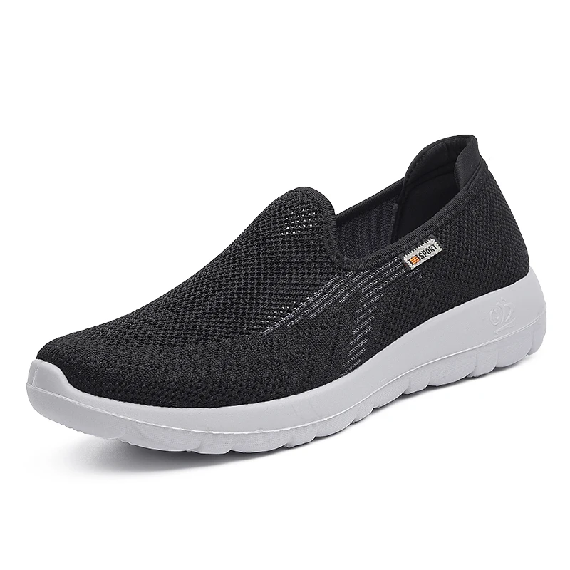 Walking Shoes Leisure Breathable Comfortable Shoes Male Elderly Father Soft-soled Old People Shoes