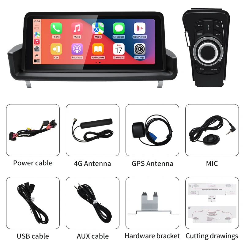 2024 New ID6 ID7 ID8 UI Android System Wireless Carplay AUTO For BMW 3 Series E90 E91 E92 E93 GPS Car Video Players GPS NAVI