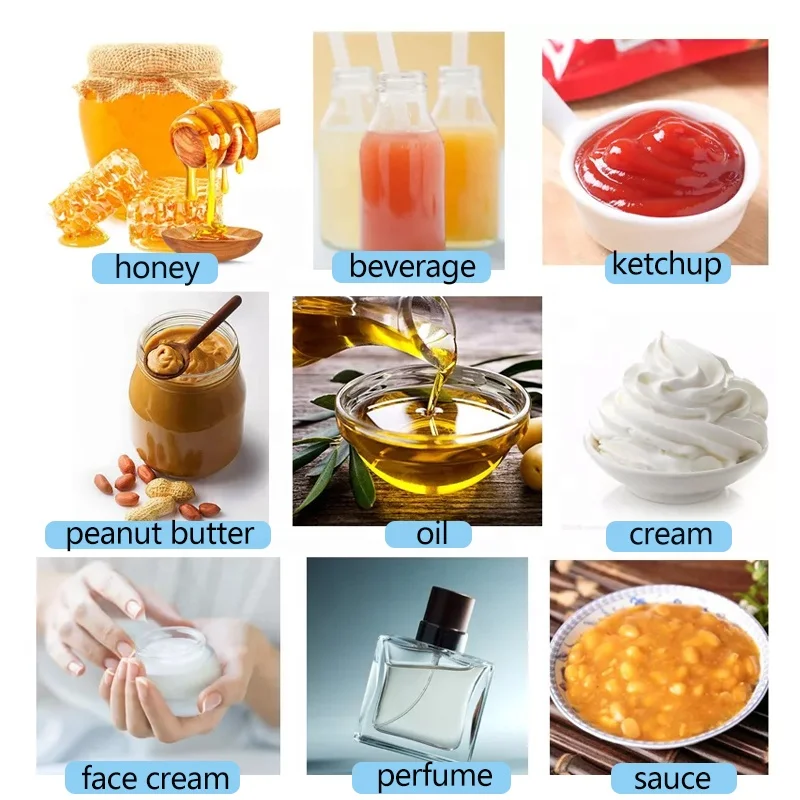 5-100ml Small Hand Pressure Filling Machine Manual Cosmetic Emulsion Cream Perfume Liquid Quantitative Filling Machine