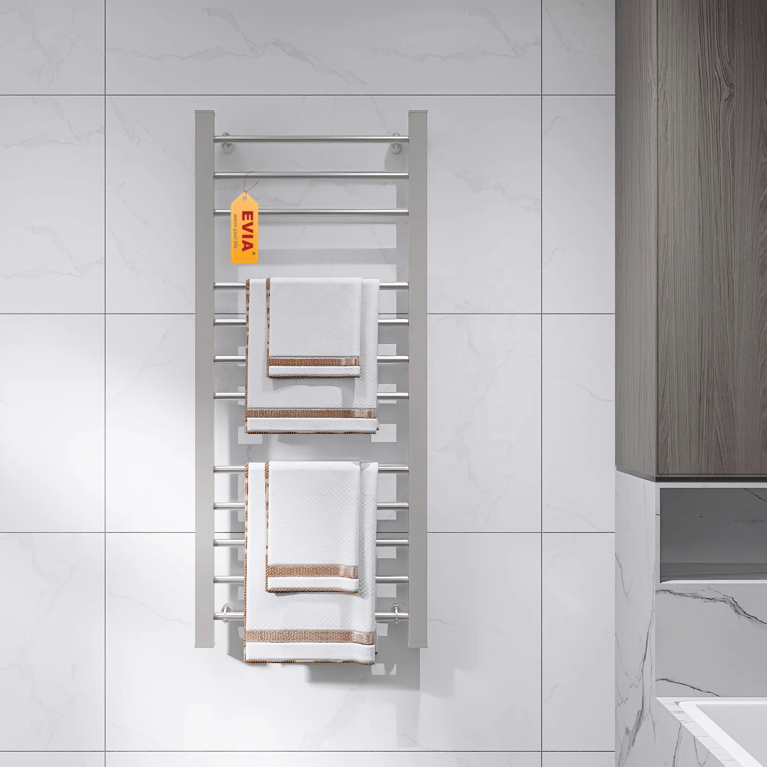 EVIA Household Furniture Popular Disinfection Electric Square Towel Dryer