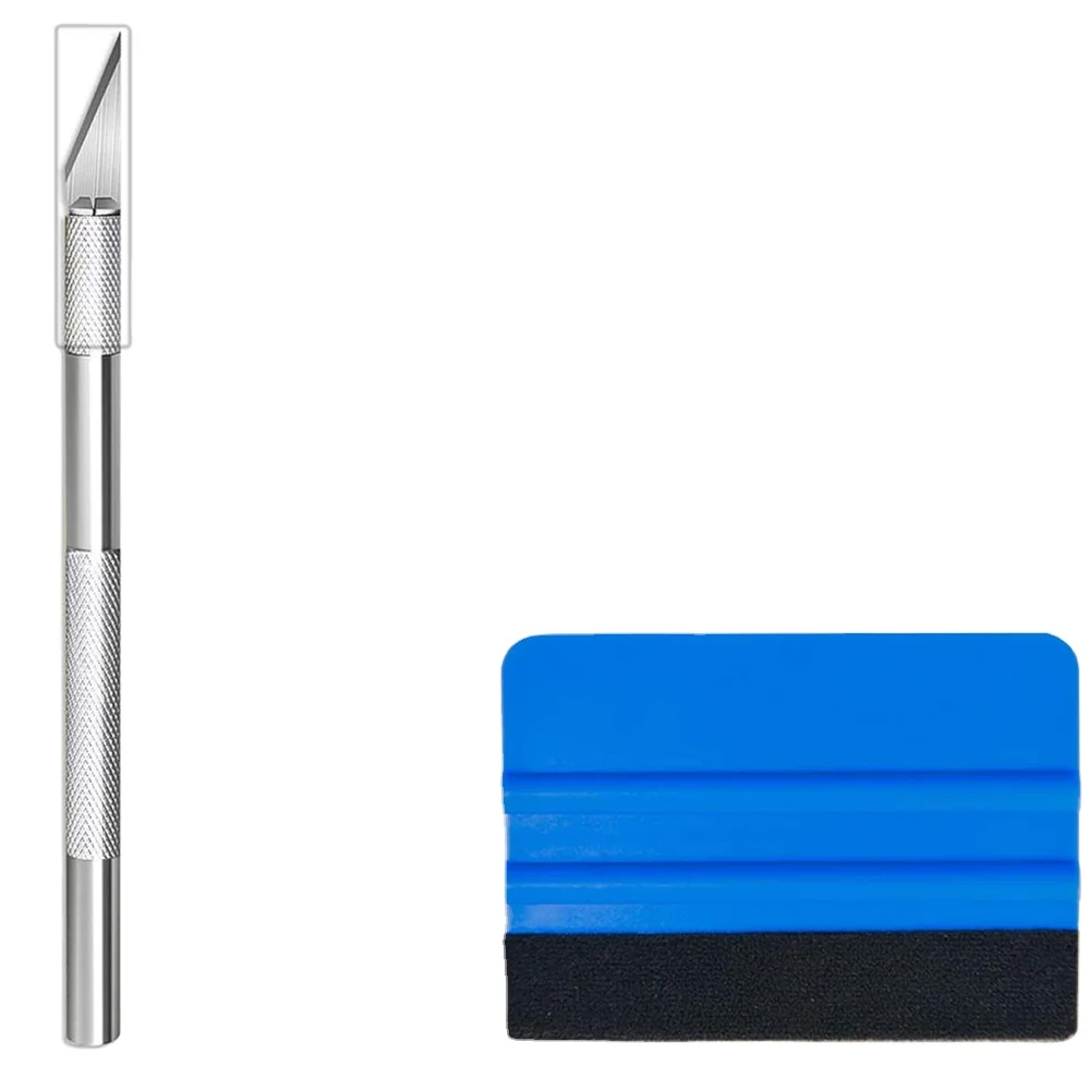 8 Pieces Set Wallpaper Smoothing Tool Kit for Adhesive Contact Paper Application Window Film Craft Vinyl