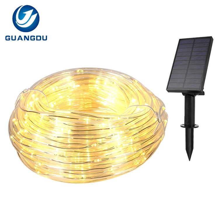 Cheap Christmas Holiday Decoration Abs 10m 20m RGBW Ip65 Waterproof Outdoor Solar Led String Lights