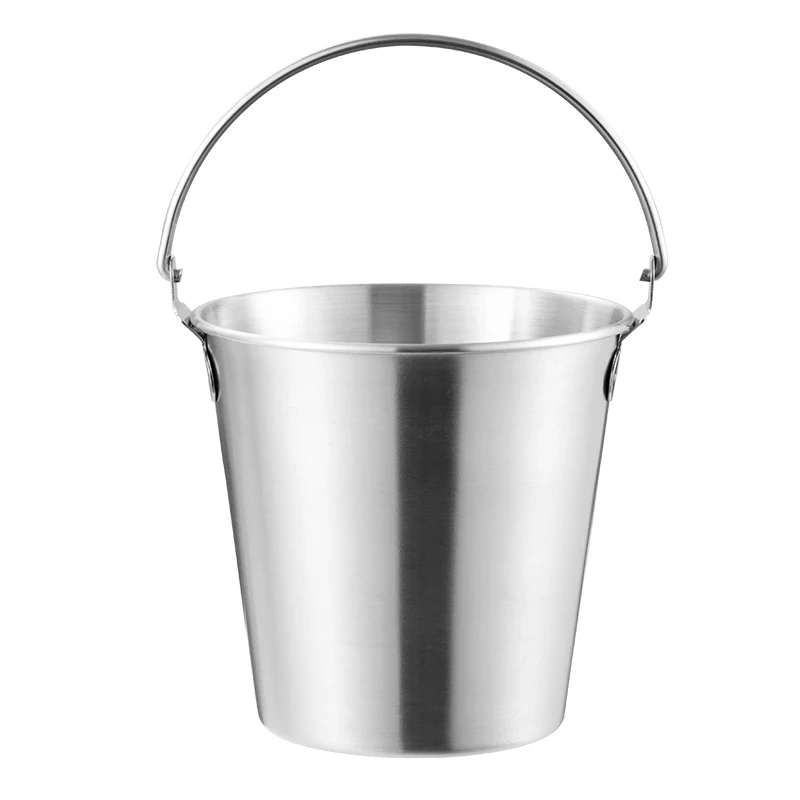 304 stainless steel ice bucket Bar snack Fries chicken food bucket Fried single beer portable ice bucket