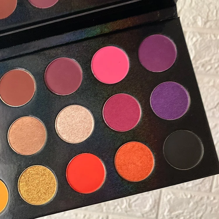 
Private Label Cardboard Loose Pigment Cosmetic Glitter Custom Logo OEM Natural Eye Shadow 