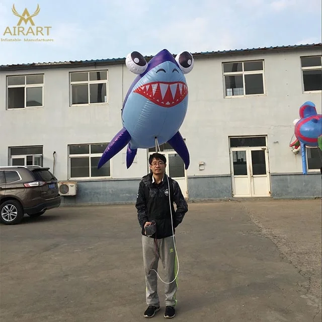 inflatable fish costume,led lighting inflatable cartoon fish puppet for children party stage decoration