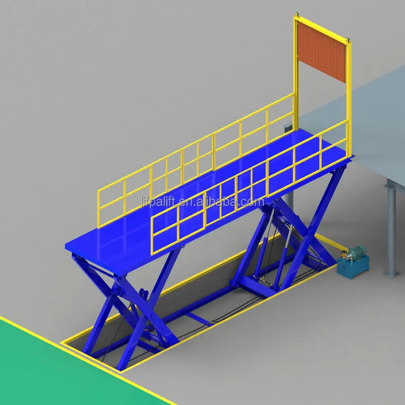 5000kg Electric Powered Hydraulic Scissor Dock Lift