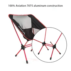 Wholesale Custom Adjustable Foldable Aluminium foldable outdoor camping chair For Fishing