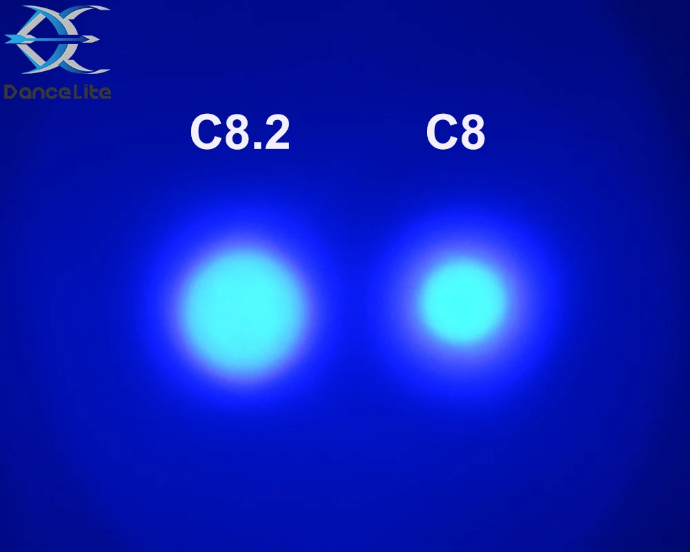 Высокая мощность длинная версия C8.2 УФ 365nm фонари CUN66A1G Z5 ультрафиолетовый фонарик Toch 7 4-8 4 V
