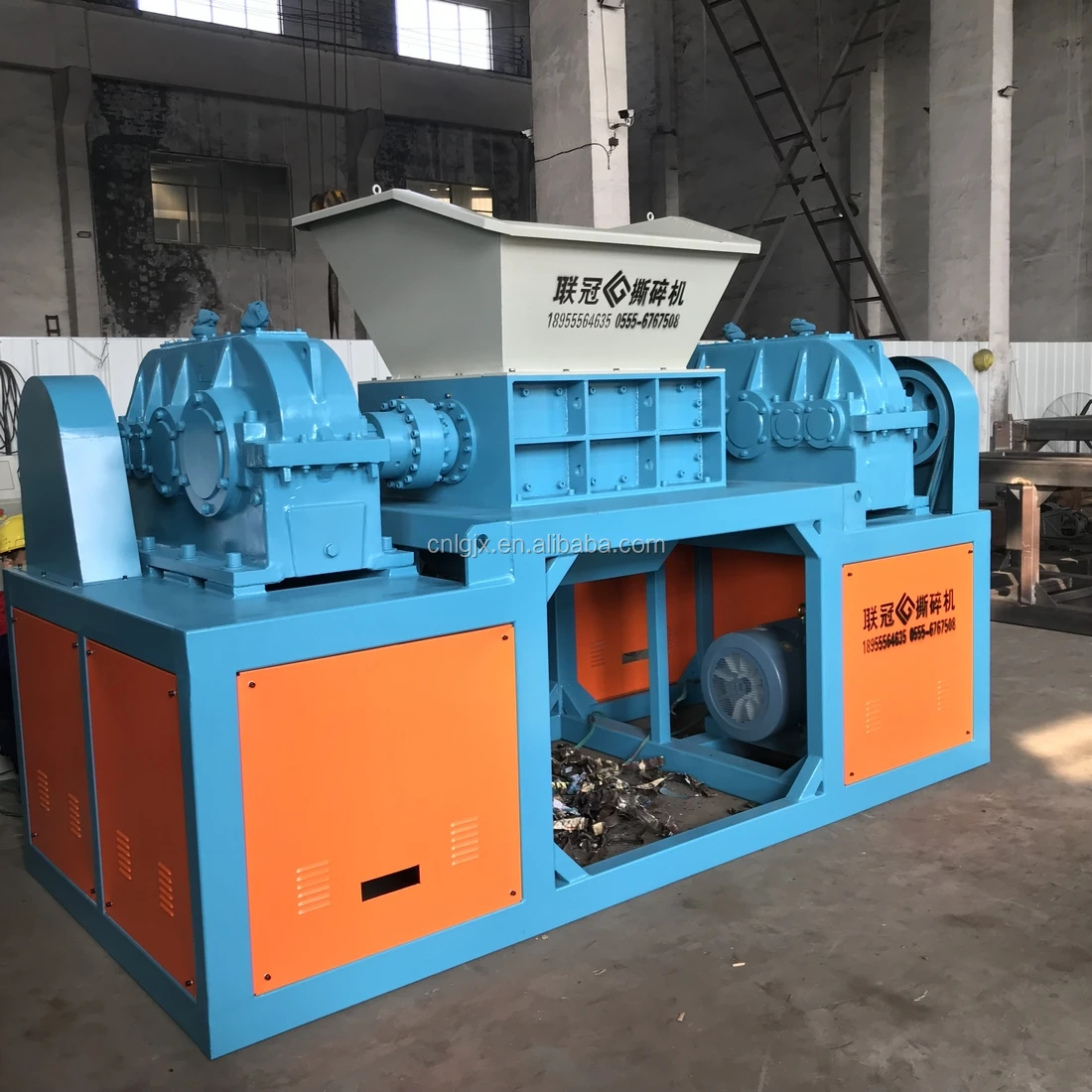 
Most popular double shaft wood shredder wood crusher machine for wood shred 