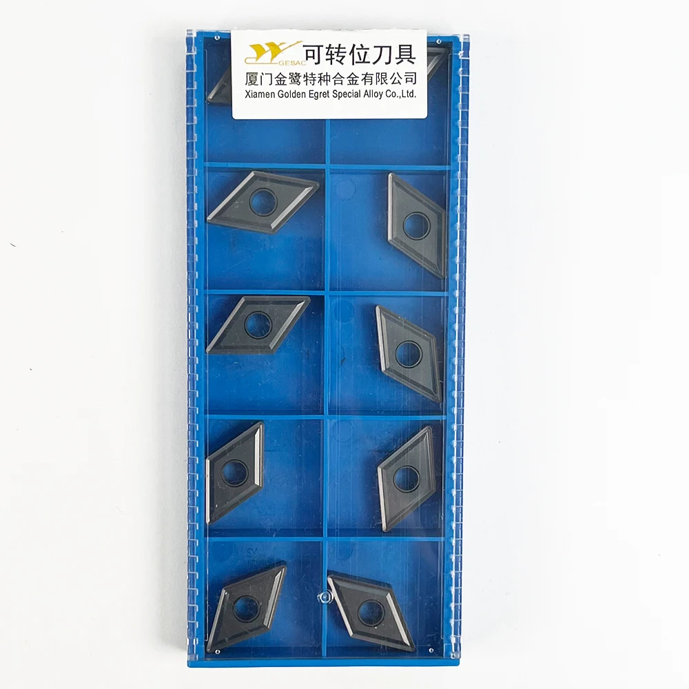 HUAZHICHUN DNMG150408-SM GM3225 Carbide Insert Lathe Cutter Tool