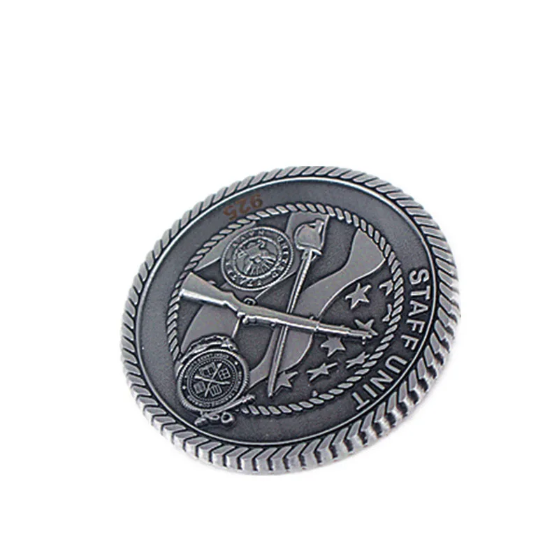 Wholesale china custom metal embossed soft enamel chief navy challenge coins for sale