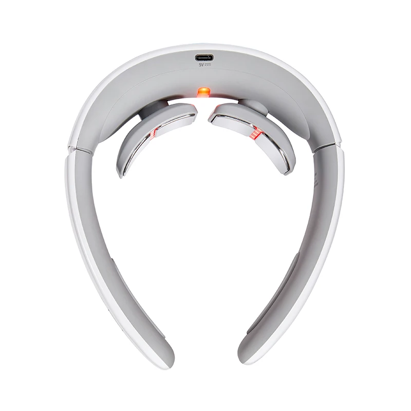 Intelligent shiatsu smart relaxing electric device relief neck pain pulse stimulator neck kneading massager with heat