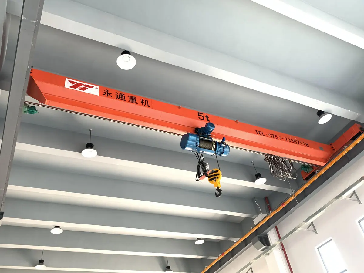hand operated single girder 2 tons 3 ton capacity suspension overhead crane kit with hoist