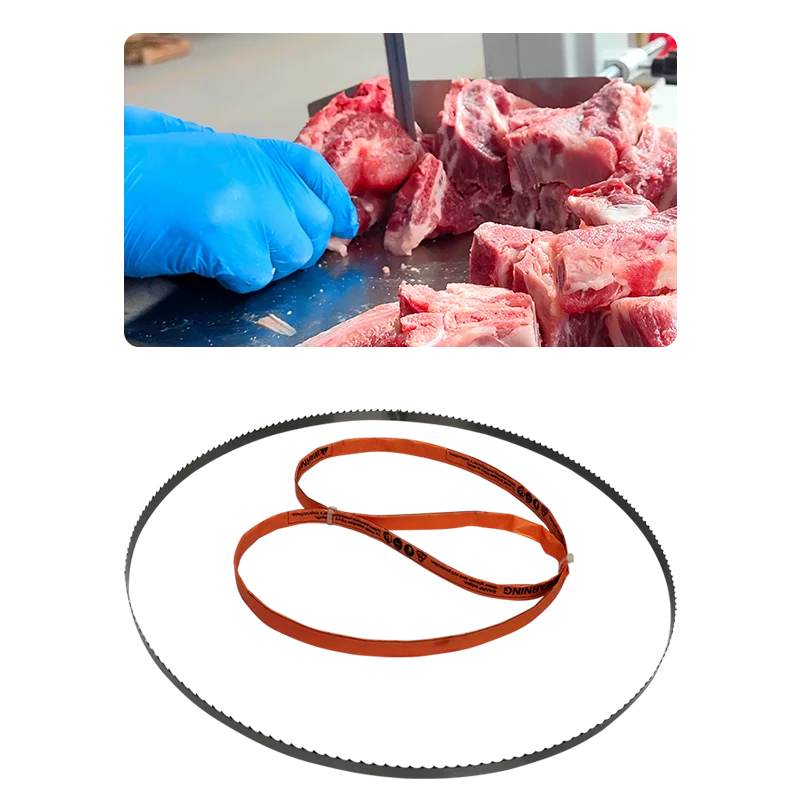 3tpi 1840mm blade saw bone Food grade band saw blade for cutting camel meat
