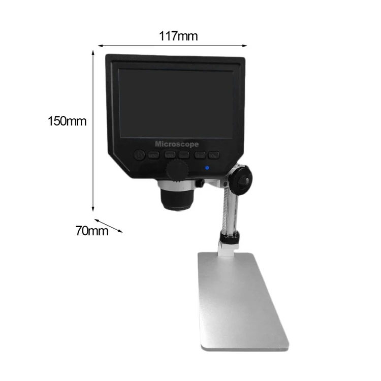 HD 3.6MP постоянное увеличение 600X микроскоп цифровой телефон ремонт с 4 3 дюймов OLED экран