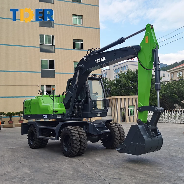 FAST DELIVERY wheel excavator machine 15000 kg Hydraulic Digger wheel excavator 15 ton with EPA engine