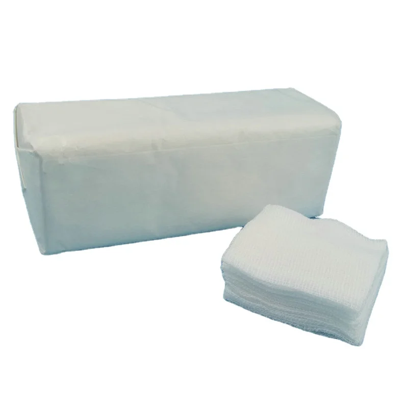 Medical Gauze Cotton Sterile Gauze Pads Non woven Pads Absorbent Sponges for Wound Dressing, Prepping, Scrubbing Cleaning
