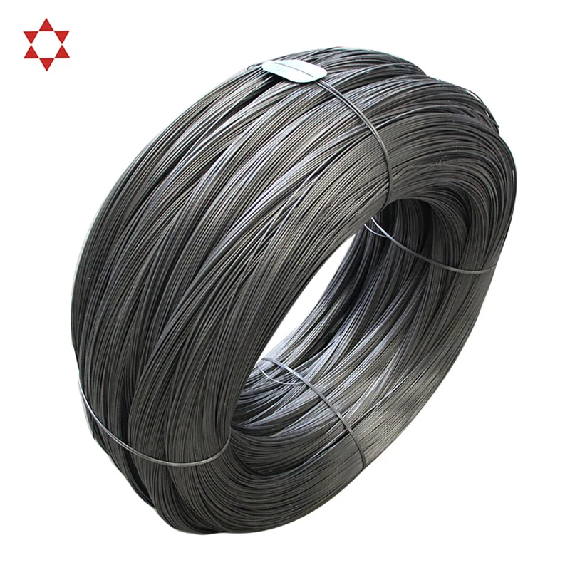 Factory Wholesale Best Price High Quality  C65 C45 C55 Black High Carbon Spring Steel Wire 52 for Makring Spring