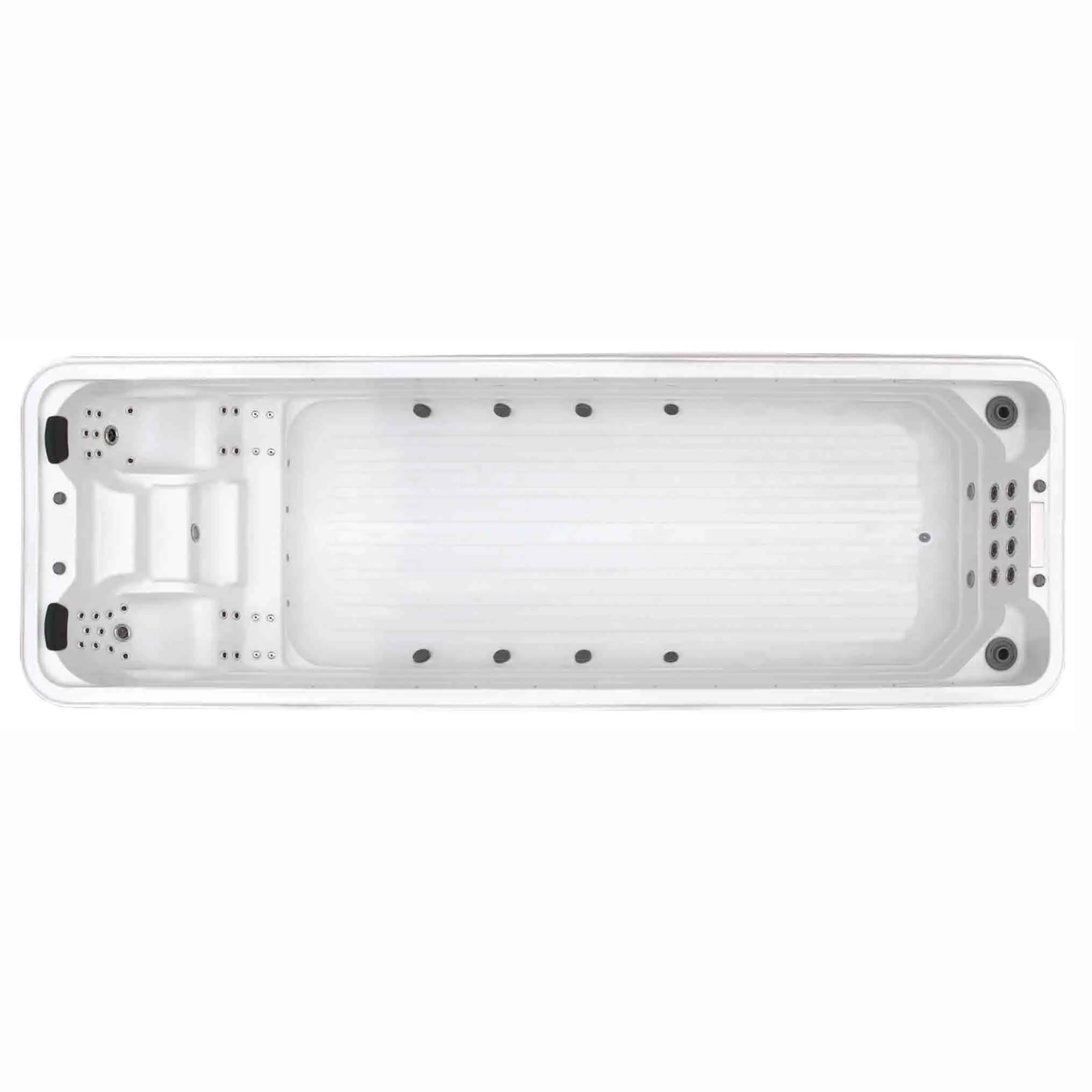 Endless Swim Spa Pool outdoor swimming bathtub 7m with yacuzzi whirlpool hot tubs