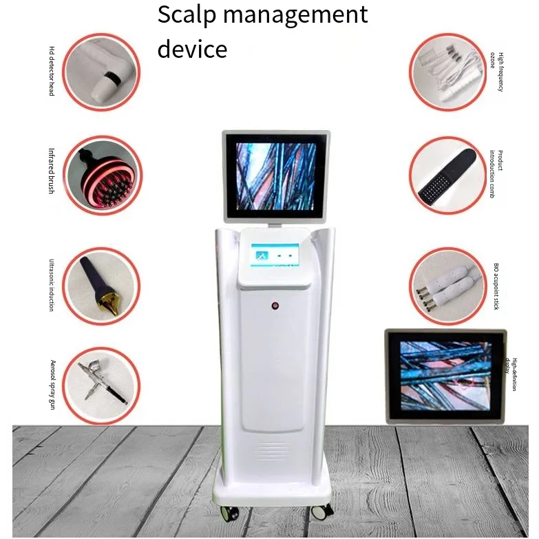 2024 hot sale 7 in 1 Micro current scalp analyzer For Hair Loss Treatment Micro Current Hair Growth Machine