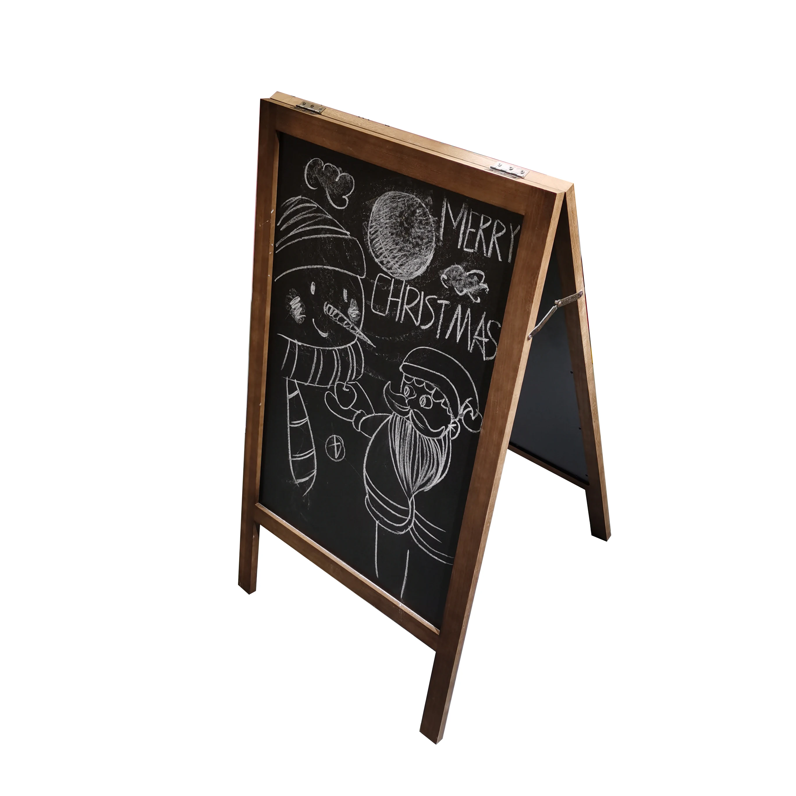 Подставка из натуральной сосны, деревянная доска с рамкой, складная рекламная доска для улицы