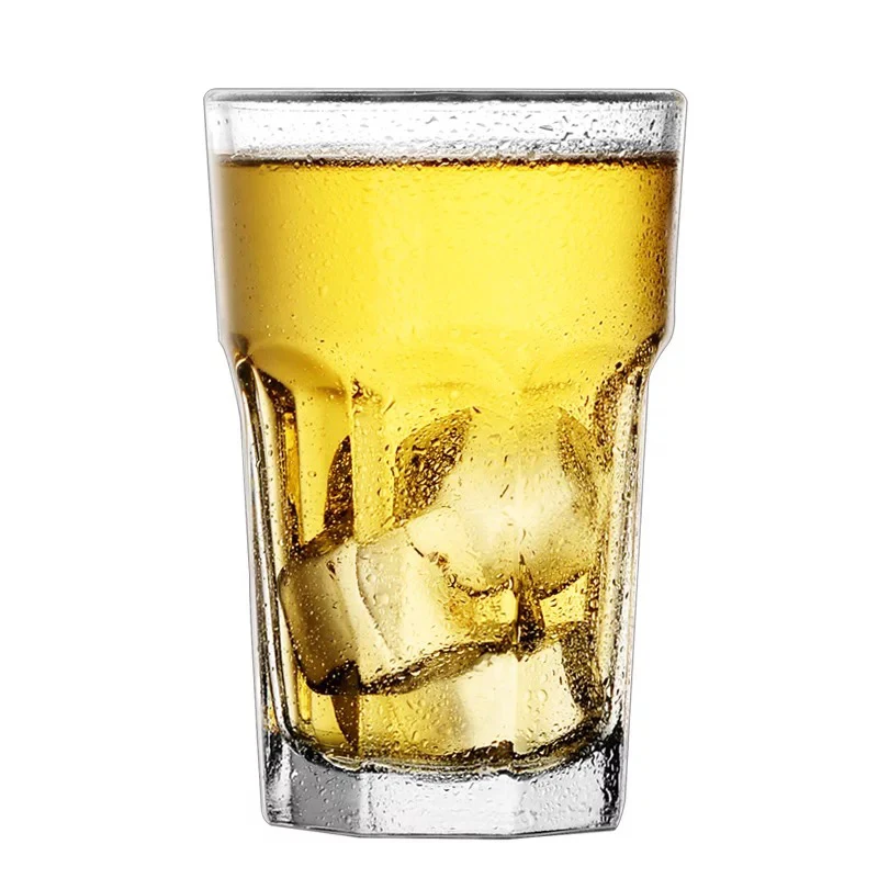 Large 14oz Mojito Glass Cups Highball Glasses Lead Free Cocktail Glass Collins Bar Glassware Mixed Drink Glass for Cold Beverage