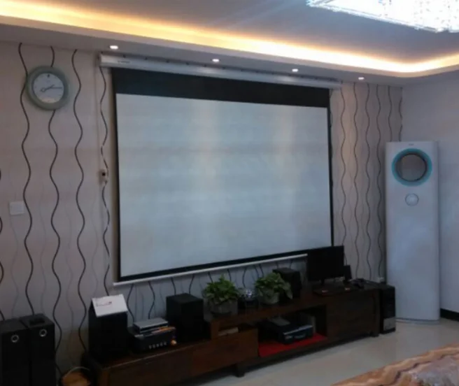 Моторизованный экран для проектора Victory, 250 дюйма, 4:3, Электрический проекционный экран, Индивидуальный размер