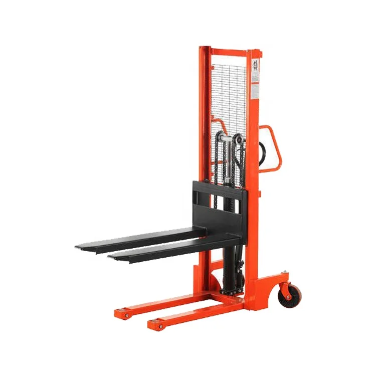 Chinese brand Manual hydraulic forklift trucks portable hydraulic lift pallet stacker