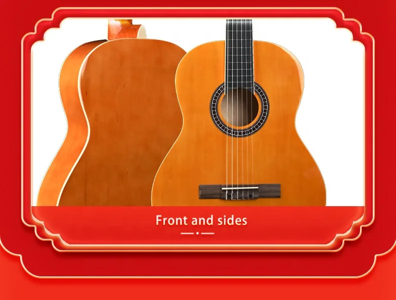 36 inch BH-36L students model classical guitars, Basswood guitar classical