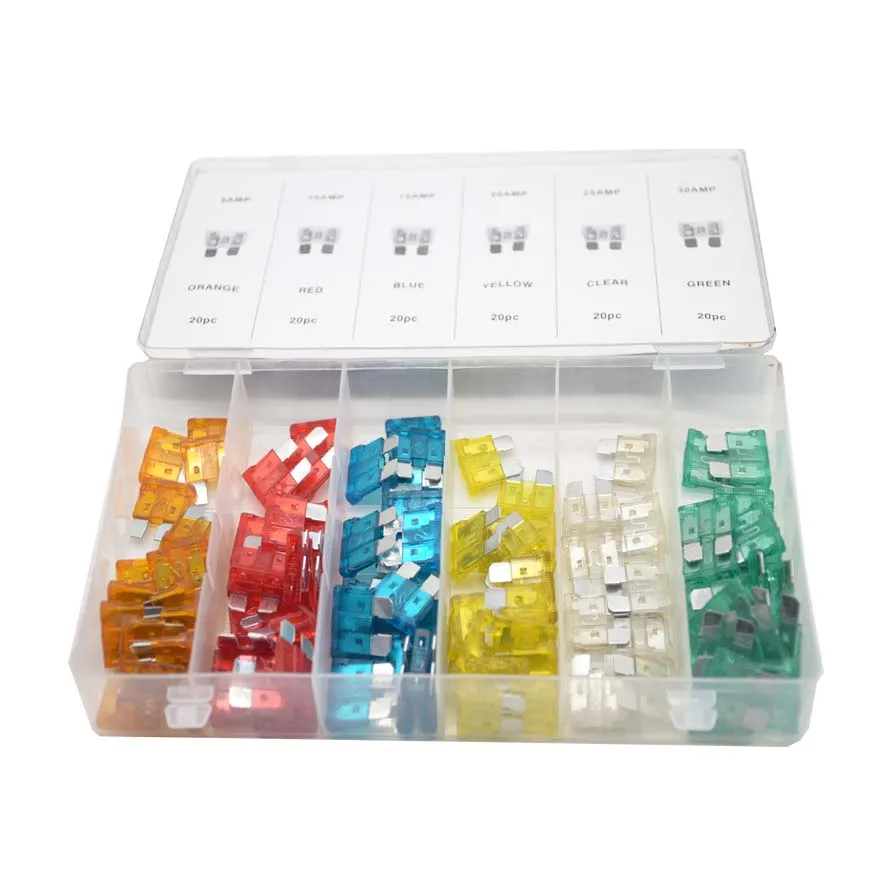 
Wholesale promotion safety 120PC mini automotive fuse box 
