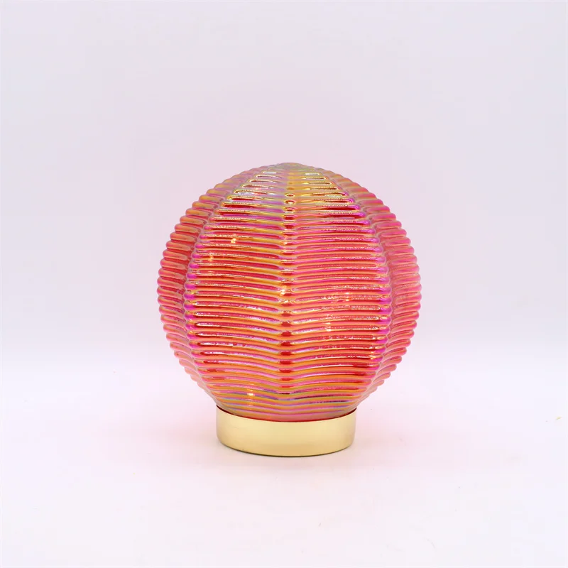 Factory Wholesale Led Light Up Glass Baubles Christmas Ornaments Glass Balls For Decoration