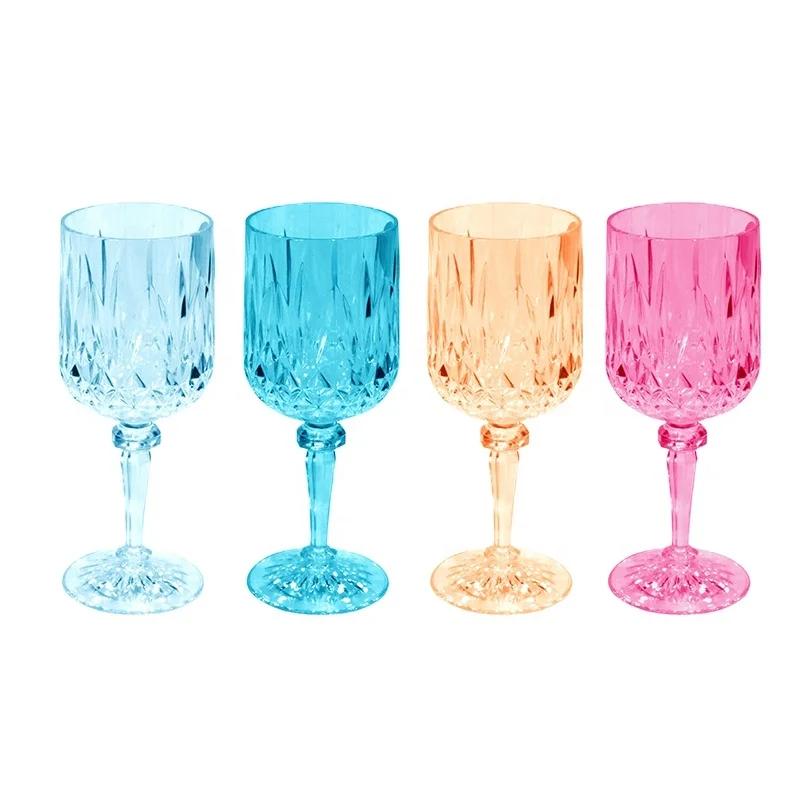 Wholesale  Water Tumbler Juice Glassware European style Hammer pattern crystal champagne goblet glass