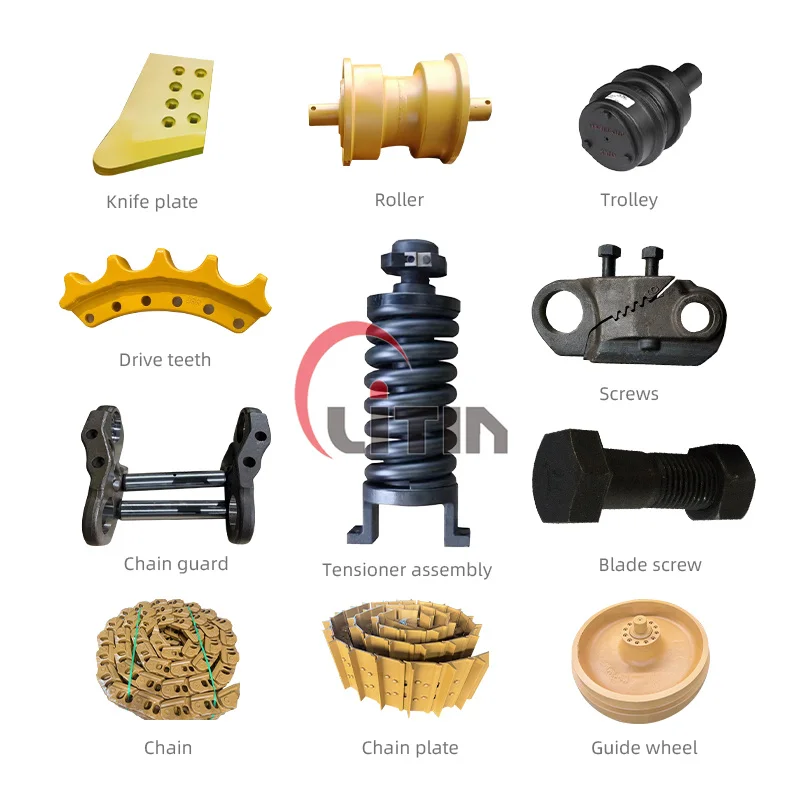 LITIAN Excavator Tension Assy Spare Parts Track Spring Seat U Joint Yoke LG925 Universal Joint And Yoke