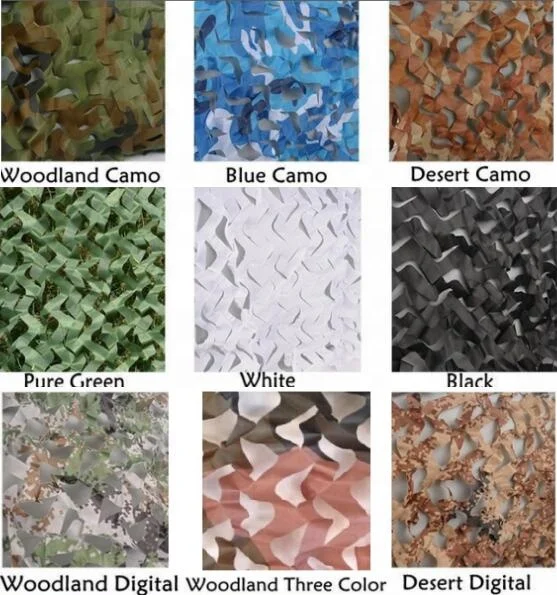 KANGO NEW Designed Fire proof Woodland Desert Snow Camo anti infrared resistant camo net Tactical Camouflage Nets