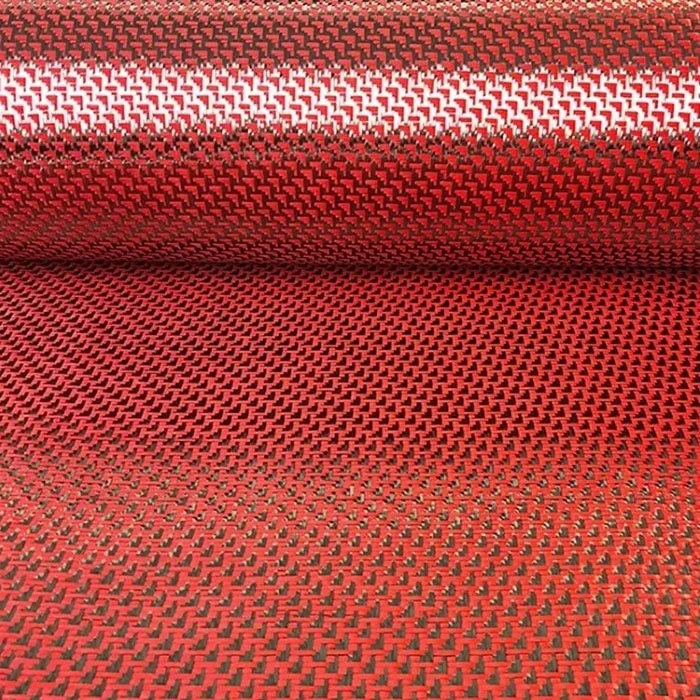 colored aramid fiber hybrid fabric carbon aramid fibre cloth